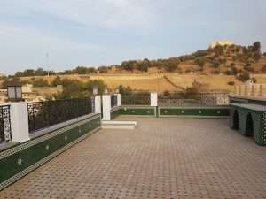 Terrasse haute riad